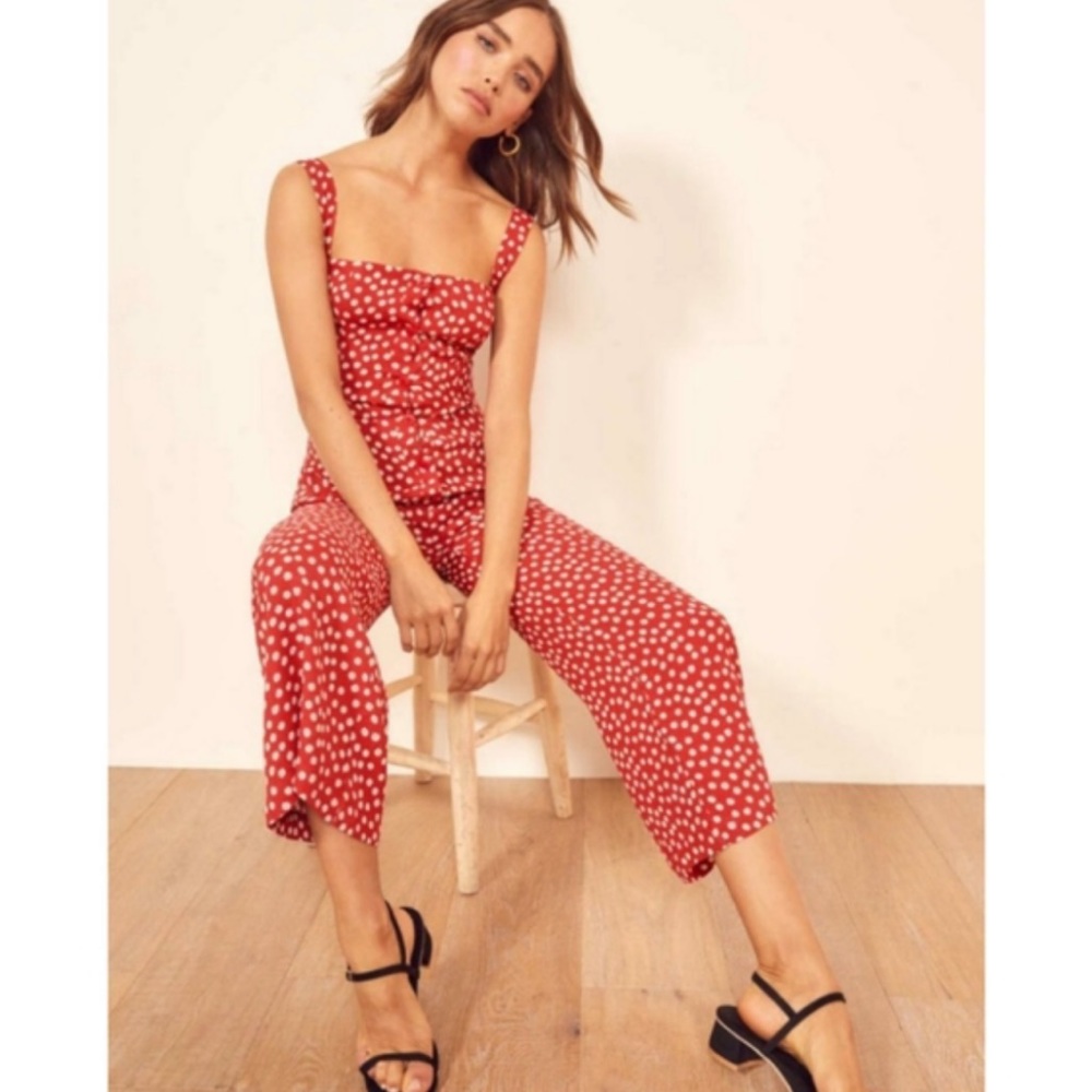 Reformation Della Jumpsuit in Dallas Floral 6P
